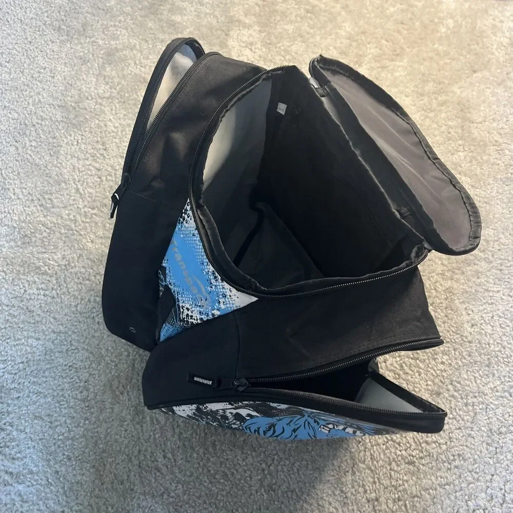 Transpack Edge Jr. Boot Helmet Bag Blue Yeti Snow Ski & Boarders Water Resistant